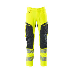 Pantalon stretch HV jaune/marine T38/82C46