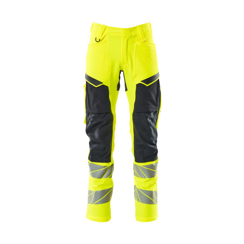 Pantalon stretch HV jaune/marine T38/82C46