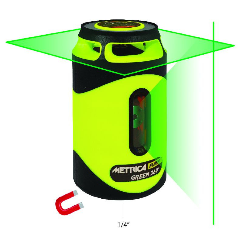 Laser vert flash 360 canette""