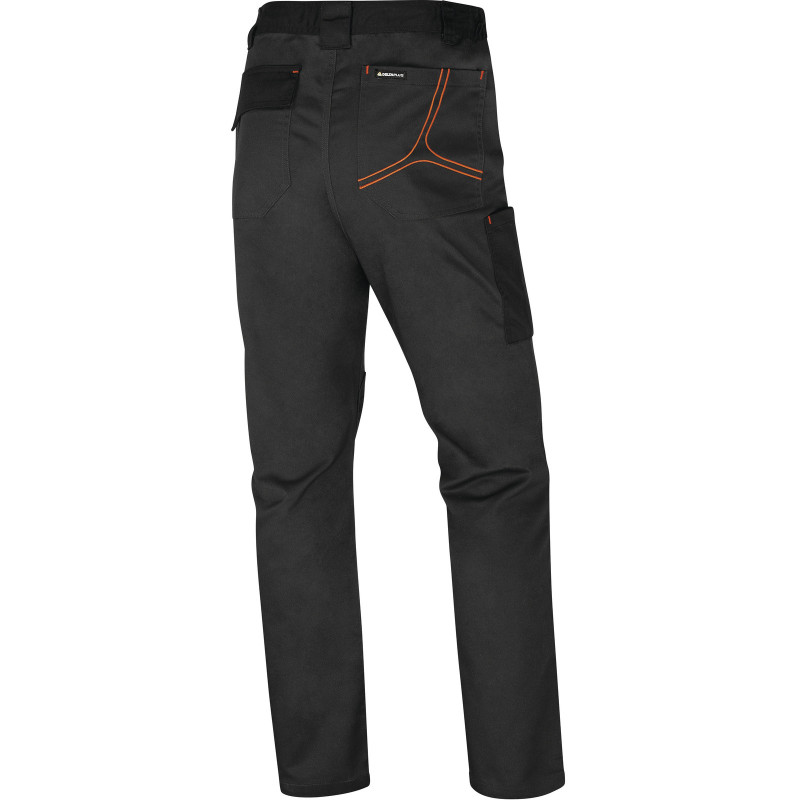 Pantalon MACH2 gris/orange stretch