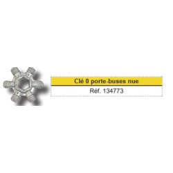 Clé porte buse N°0 zamack nue
