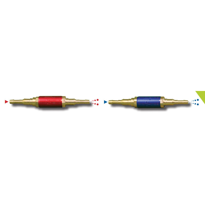 Anti retour acetylene tuyau D6.3 et D10