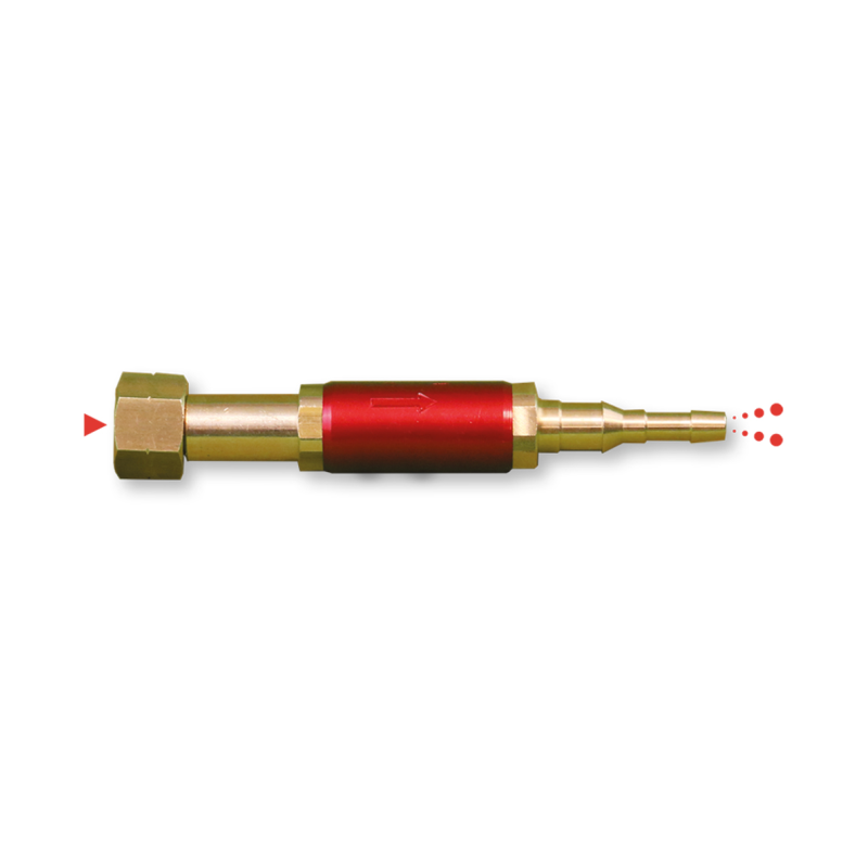 Anti retour acetylene détendeur D6.3 et 10 16x150