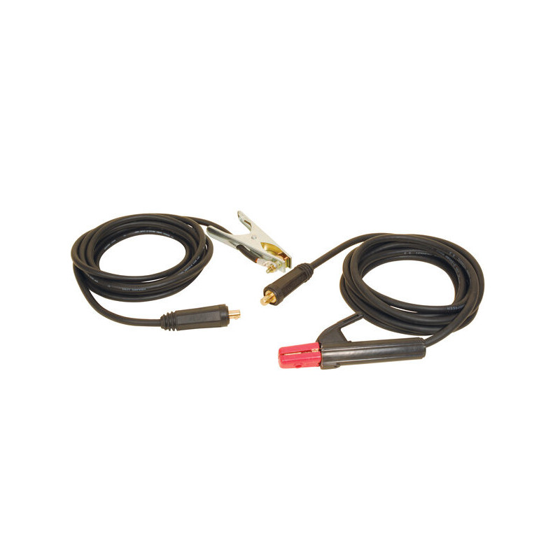 Kit cable porte electrode et pince de masse 25mm2