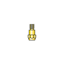 Support tube contact court 28mm M8 (36)