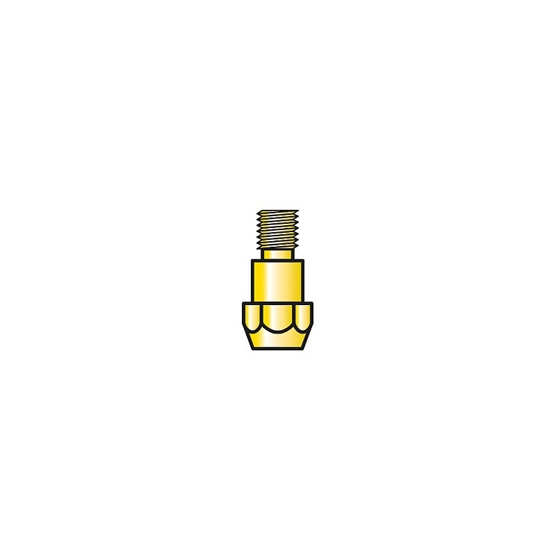 Support tube contact court 28mm M8 (36)