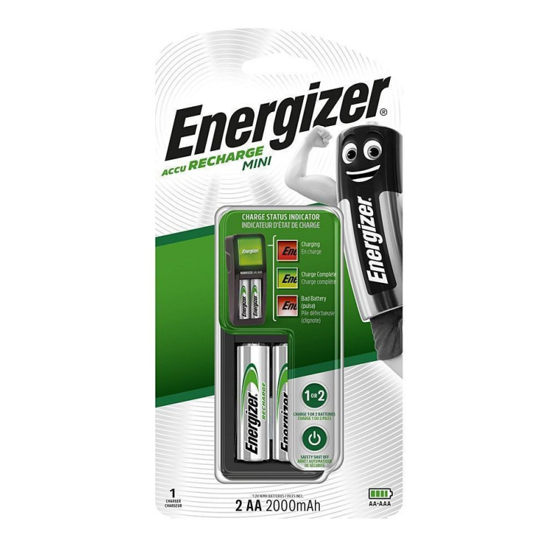 Chargeur Pile Rechargeable MINI + 2AA