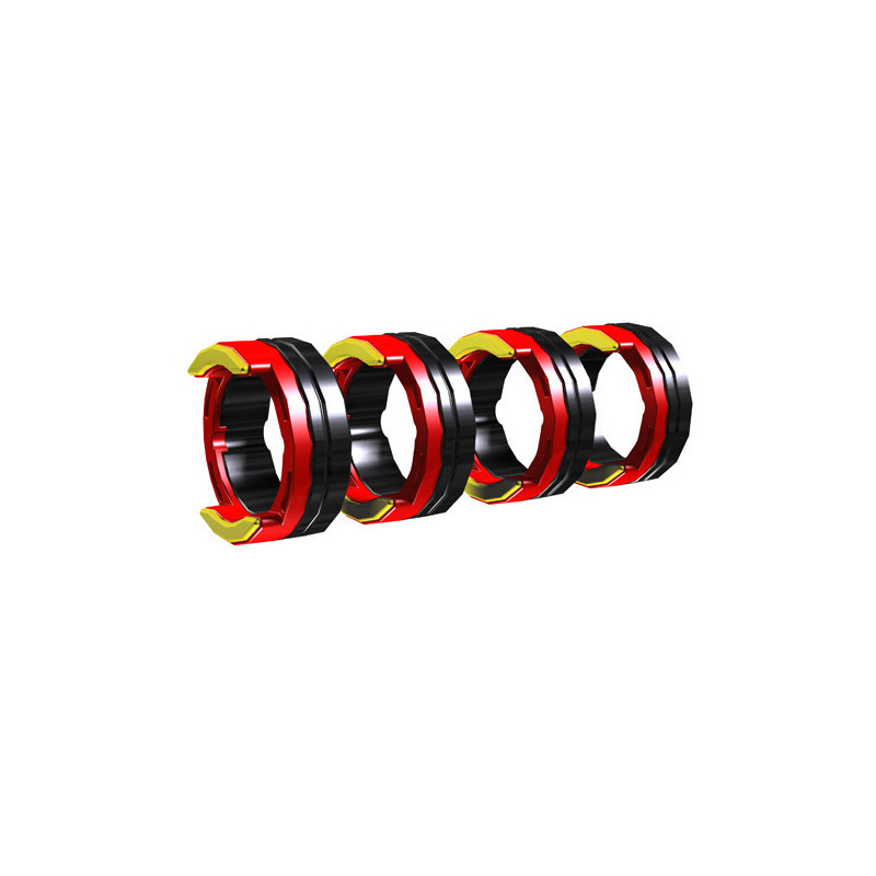 Jeu de 4 galets alu 1.2mm