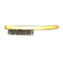 Brosse 4 rangs inox rond 0.35