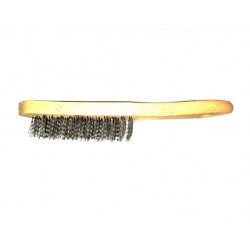 Brosse 4 rangs inox rond 0.35