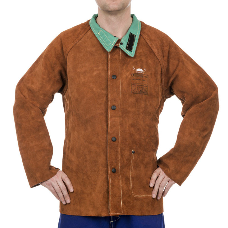 Veste de soudeur croute bovin dos proban TL