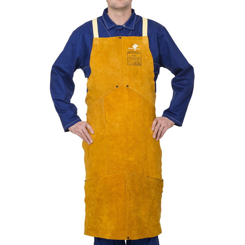 Tablier de soudeur croute bovin 107cm