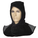 Cagoule de soudage croute cuir noir