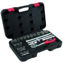 Coffret de douilles 6 pans 1/2 25pcs Talabot"