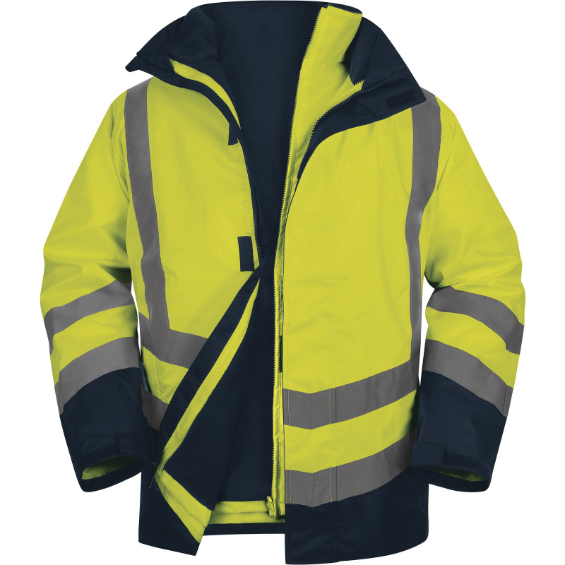 Parka OPTIMUM 5 en 1 jaune fluo TM