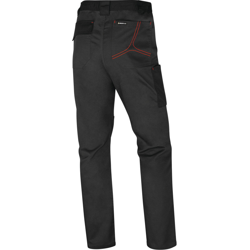 Pantalon MACH2 gris/orange stretch