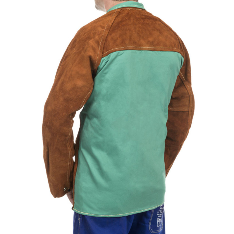 Veste de soudeur croute bovin dos proban TL