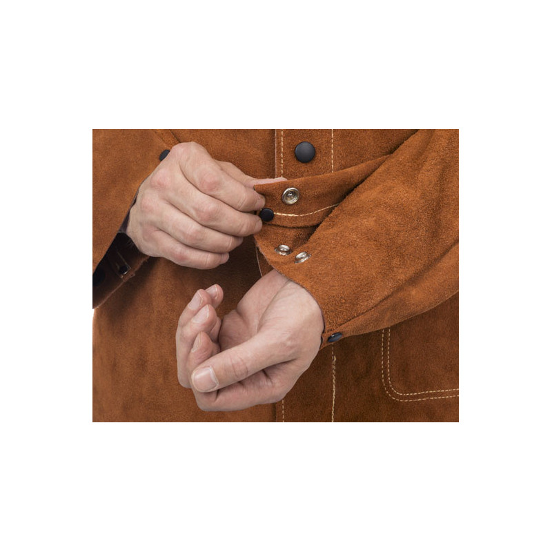 Veste de soudeur croute bovin dos proban TL