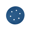 Disque Velcro bleu D150 6 trous