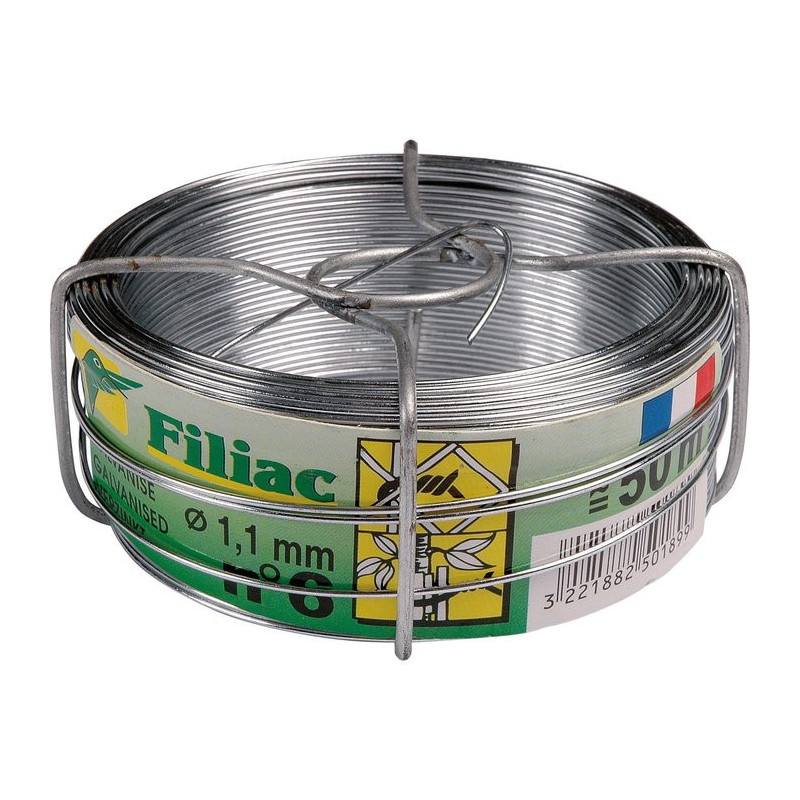Fil attache 1,1x50 galva