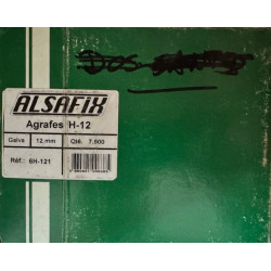 Agrafes H 12 galva