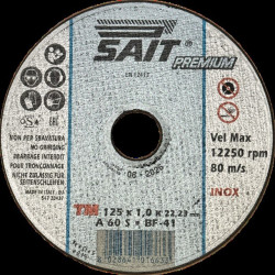 Disque TR acier/inox premium 125x1 A60S