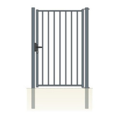 Portillon S16 barreaudé vert 1.00m