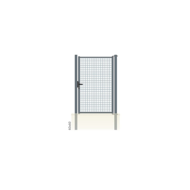 Portillon S16 grillagé vert 1.00m