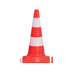 Cone signalisation PVC fluo 50CM 600G
