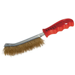 Brosse acier laiton convexe