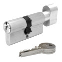 Cylindre Euro F5S à Bouton 5G Nickelé