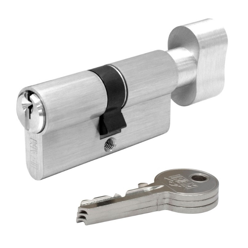 Cylindre Euro F5S à Bouton 5G Nickelé