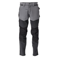 Pantalon stretch 22379-8909 Gris anthracite / Noir