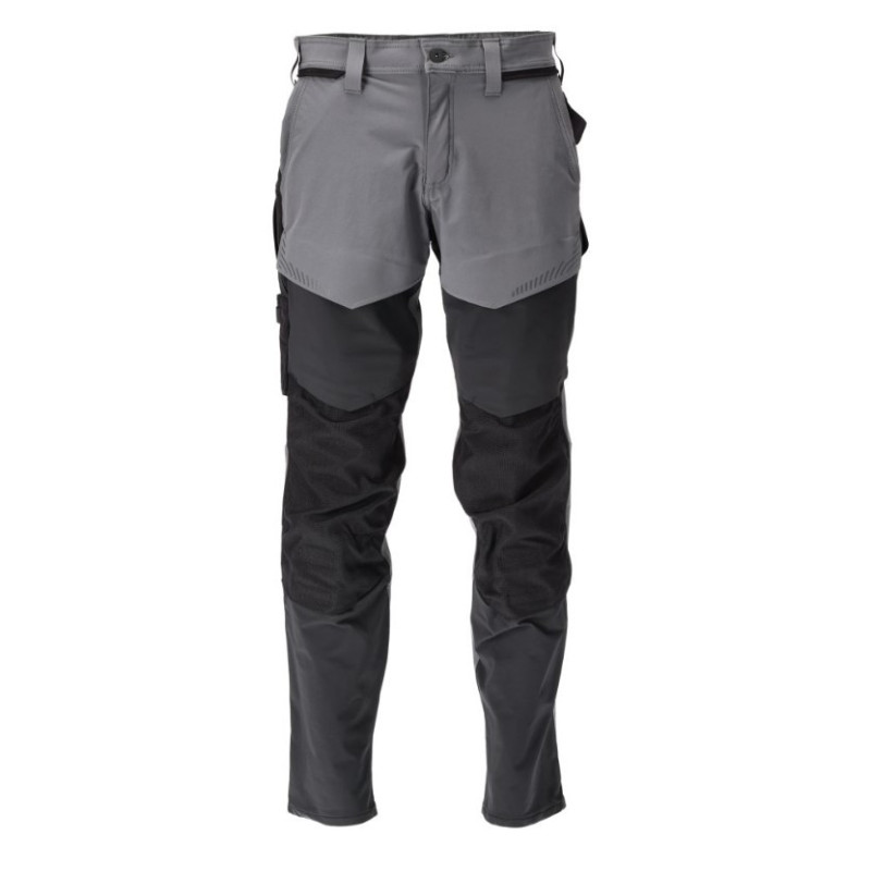 Pantalon stretch 22379-8909 Gris anthracite / Noir